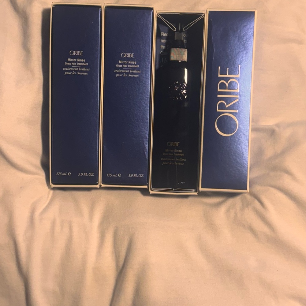 Four New in Boxes! Oribe Mirror Rinse treatment. $180